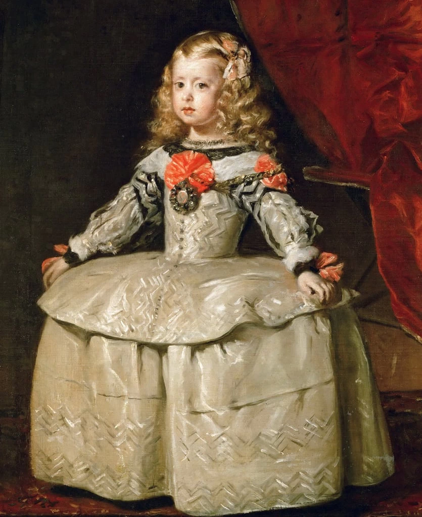 Diego Velázquez - Ritratto dell'infante Maria Teresa in abito bianco, Kunsthistorisches Museum
